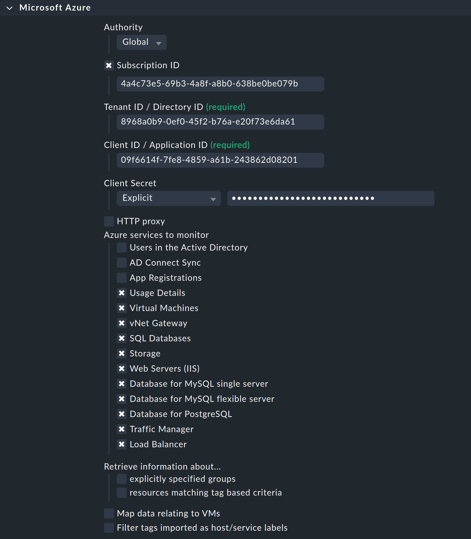 azure agent rule